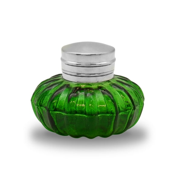 Vintage Style Green Glass Ink Well Dip Pen Inkwell for Calligraphy, Writing & Office Supplies