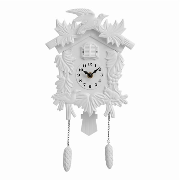 Antique Wall Clock With Sound Unique Cuckoo Bird Flapping Battery Operated Pendulums Clock for Home Decorative Gift