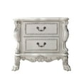 thumbnail image 1 of Antique White 2 Drawers Nightstand With Design And Construction In Bone White, Adds Style Convenience To Bedroom, 1 of 2