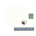 thumbnail image 1 of Antique White Picture Frame Mat for 28x28 Frames - Heart Opening for 8x8 Photos - 10 Mats, 1 of 7