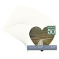 thumbnail image 1 of Antique White Picture Frame Mat for 29x29 Frames - Heart Opening for 26x26 Photos - 50 Mats, 1 of 7