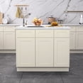 thumbnail image 1 of Antique White Plywood Sink Base 30"x34.5" with Shelf / Spacious Cabinet, Lightweight, UV-Protected, 1 of 3