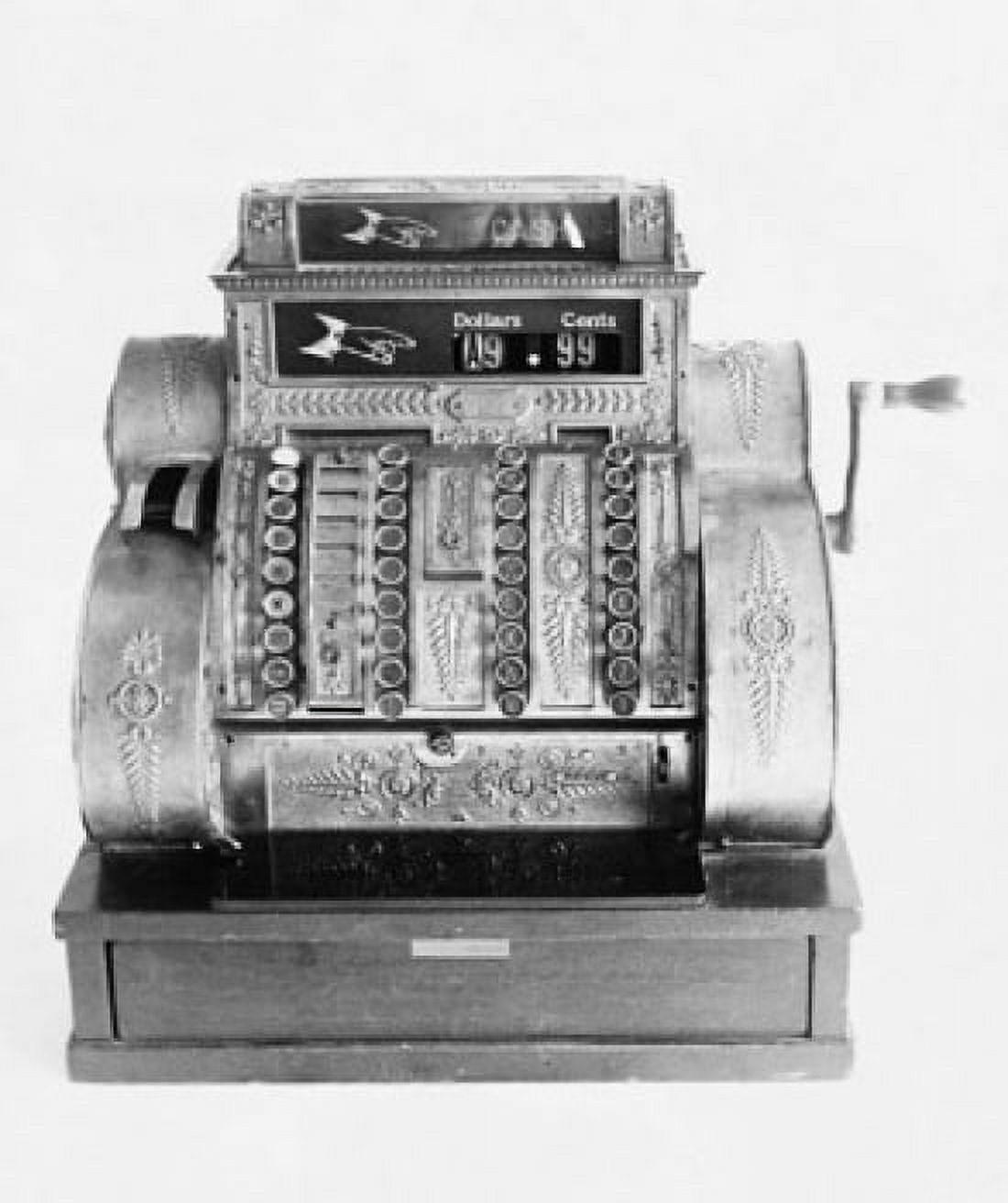 Antique cash register Canvas Art - (18 x 24)