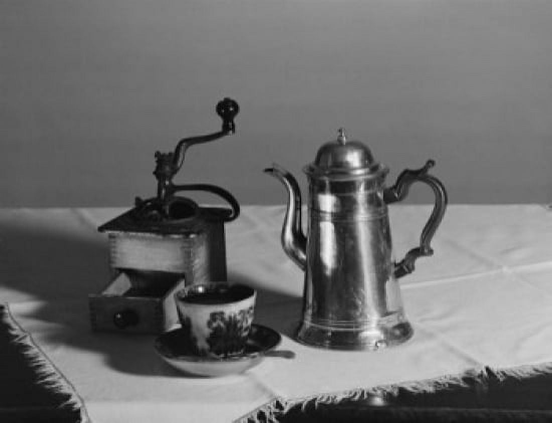 Antique coffee grinder Canvas Art - (24 x 36)