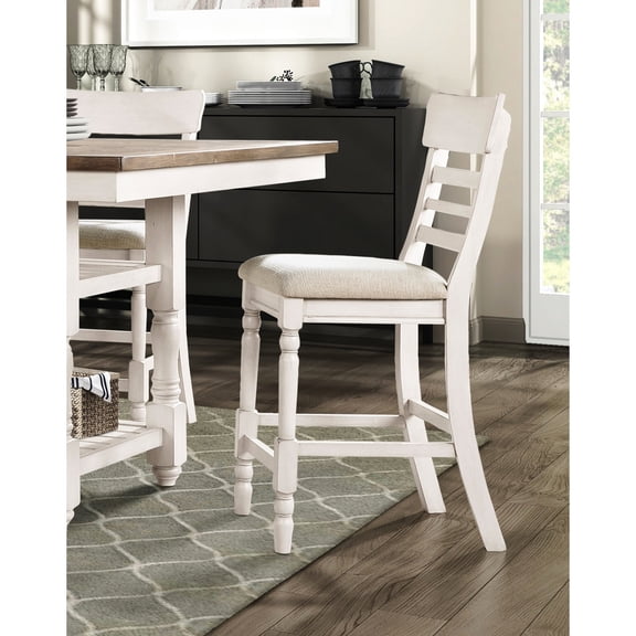 Antique white chairs with 250lbs capacity / Good for regular dining