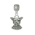 thumbnail image 1 of Antiqued Angel with Bow & Crystal - Mom Charm Bead, 1 of 1
