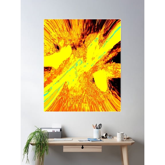 Antiqued Meeps Radiatec Poster Wall Art, Modern Wall Decor For Living Room Bedroom, 16x24 UNFRAMED