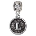 thumbnail image 1 of Antiqued Round Seal - Initial - L - Big Sister Charm Bead, 1 of 1