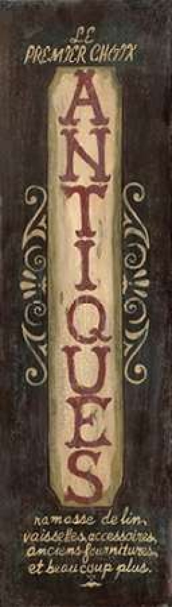 Antiques Canvas Art - Jo Moulton (8 x 24)