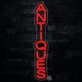 thumbnail image 1 of Antiques LED Neon Sign 5"L x 27"H #32018, 1 of 3