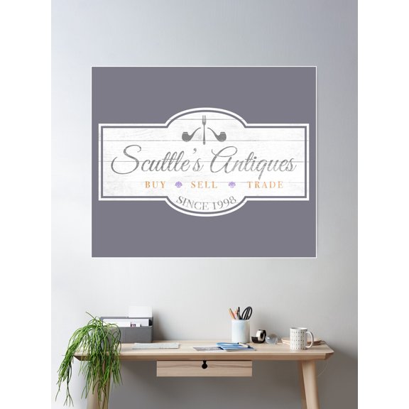 Antiques Poster Wall Art, Modern Wall Decor For Living Room Bedroom, 8x12 UNFRAMED