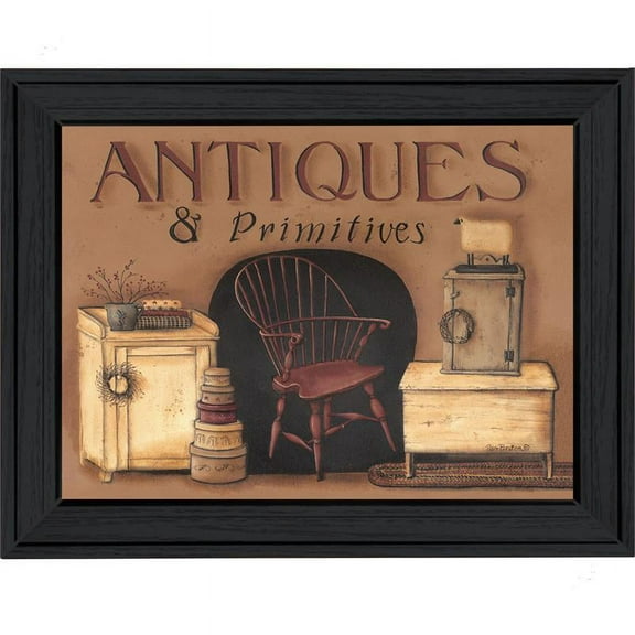 Antiques and Primitives By Pam Britton Printed Wall Art Wood Multi-Color