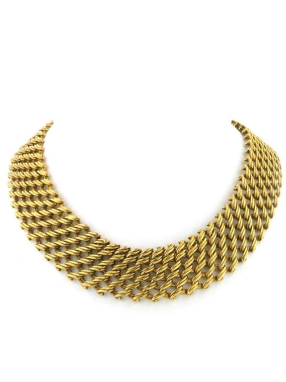 Collectanea Interlaced Chain Collar Necklace 17