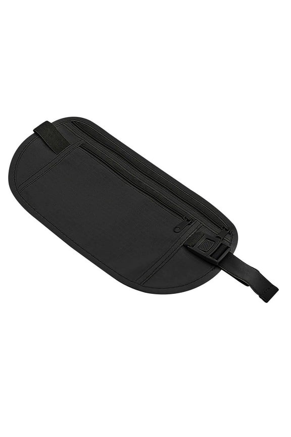 Antis-theft Waist Bag - Slim Anti-Theft Money Belt with 3 Hidden Pockets for Travel/Gym Essentials