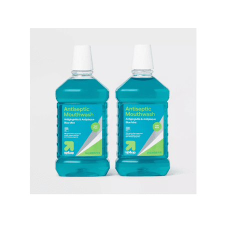 Antiseptic Mouthwash Antigingivitis & Antiplaque Blue Mint 1.5 L - Twin Pack