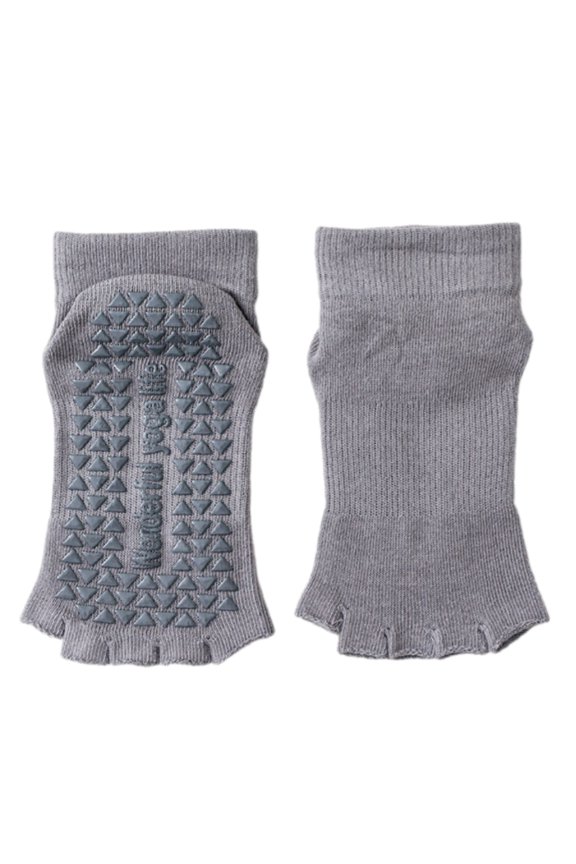 Antiskid Toe Separator Gym Socks Cotton Lightweight Design Secures Fit Yoga Pilates Open Toe Ankle Socks for Women