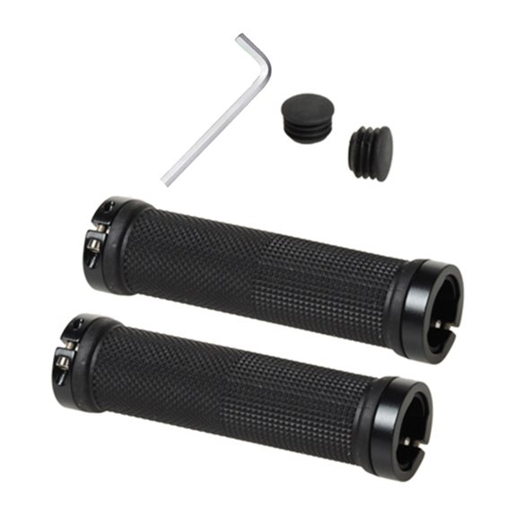 Antislip Bicycles Handlebars Grip Bike Handle Locking Shockproofs Covers Mountain Bike Grip with End Plugs Cyclings Part