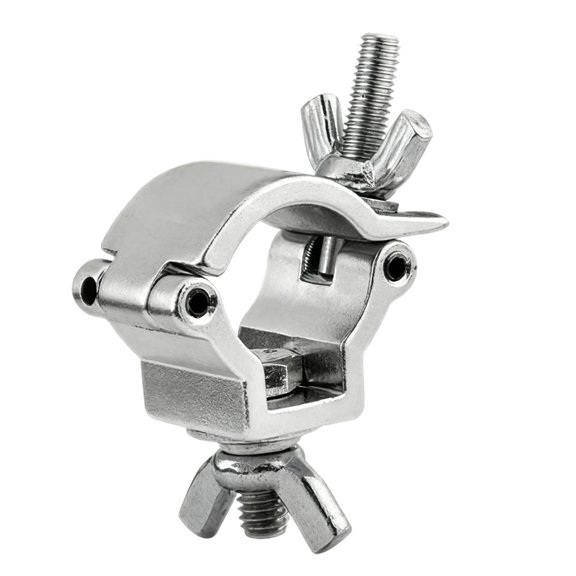 Antislip Pad Integrated Stage Equipment Clamp 25 30mm Tube Capacity Aluminum Alloys For Dynamic Performances Setups