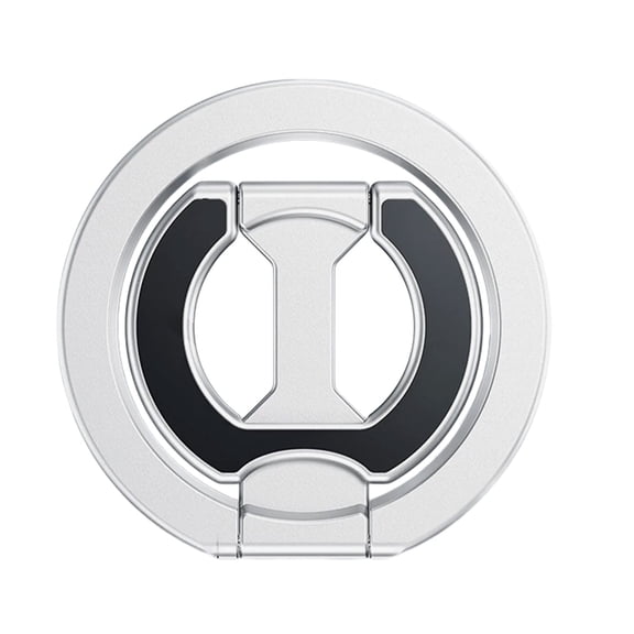 Antislip Phone Stand Desktop Holder 360 Rotatable Double Rings Design and Portable Foldable Structure