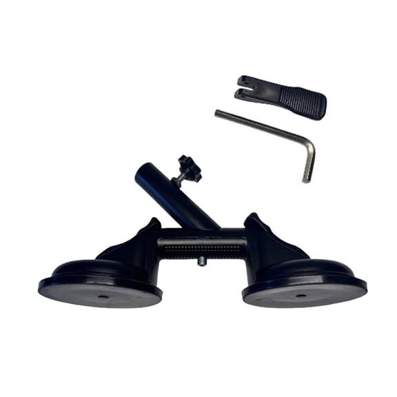 Antislip Silicone Flag Holder 45 Degree Angled Suction Cup Mount Stand For Windshield Glass Surfaces Car And Shop Window