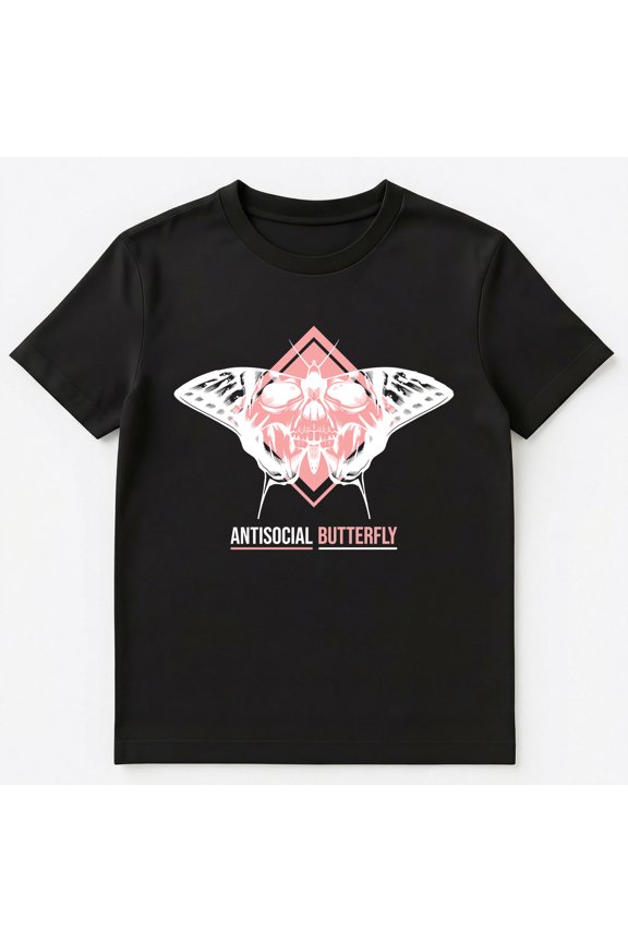 Antisocial Butterfly Gift For An Introvert Unisex T-Shirt