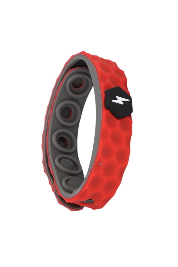 Antistatic Bracelet, Silicone Wireless Antistatic Wrist Strap Dustproof Restoring Current Balance Waterproof  For Home For Women Red