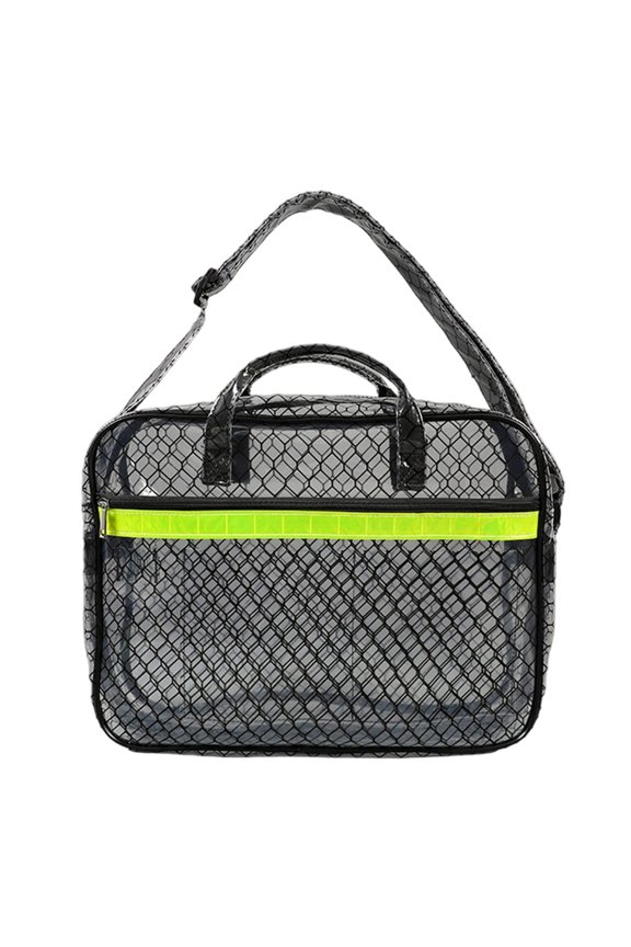 Antistatic Cleanroom Clear Tool Bag Zipper Closure PVC for Engineers Shoulder Crossbody Pack Working Pouches