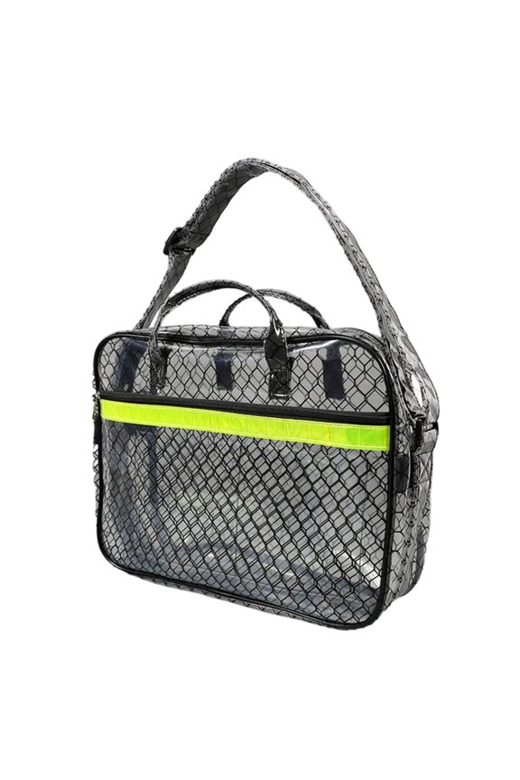 Antistatic Clear PVC Bag Cleanroom Engineer Tool Computer Working Bags for Women Men Shoulder Crossbody Pouch