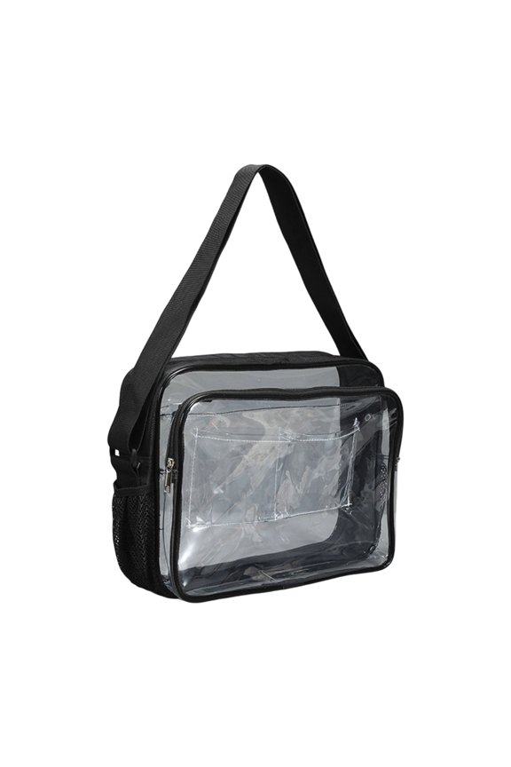 Antistatic Clear PVC Cleanroom Engineers Tool Bag Crossbody Shoulder Pack