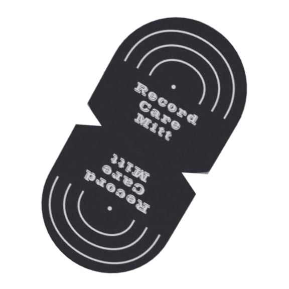 Antistatic Record Gloves 2Pieces Record Handler Mitt for Protecting and Maintaining Sound