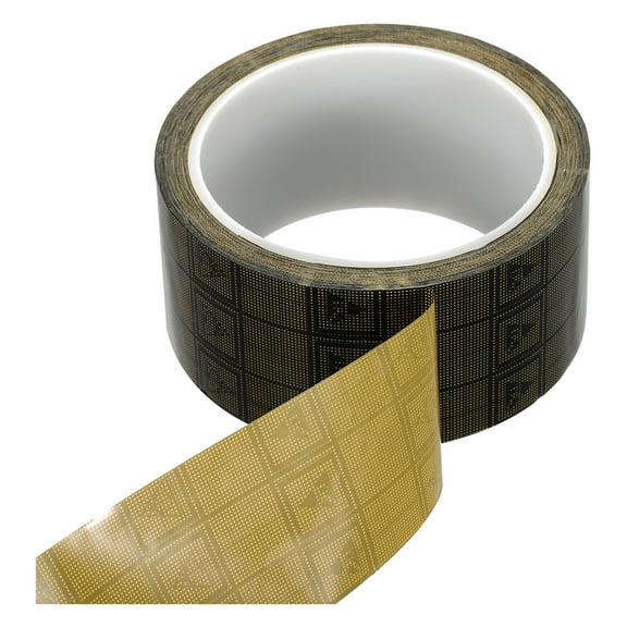 Antistatic Tape, 2.36 Mil Thick, 1-7/8 Inch x 39 Yards Conductive Adhesive Grid ESD Tape, Black/Yellow