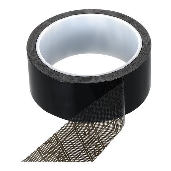Antistatic Tape, 2.36 Mil Thick, 1-9/16 Inch x 39 Yards Conductive Adhesive Grid ESD Tape, Black