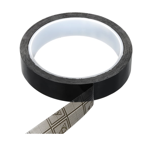 Antistatic Tape, 2.36 Mil Thick, 13/16 Inch x 39 Yards Conductive Adhesive Grid ESD Tape, Black