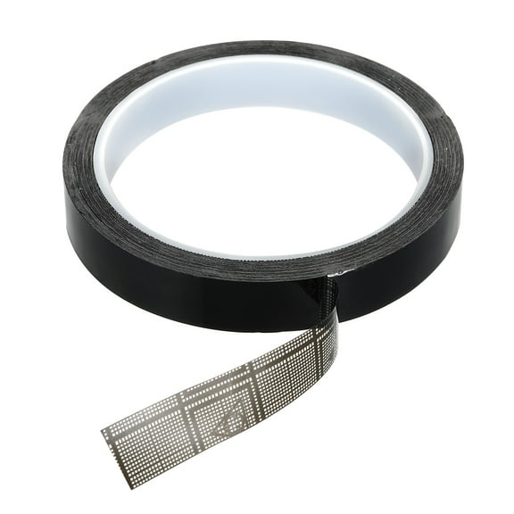 Antistatic Tape, 2.36 Mil Thick, 9/16 Inch x 39 Yards Conductive Adhesive Grid ESD Tape, Black