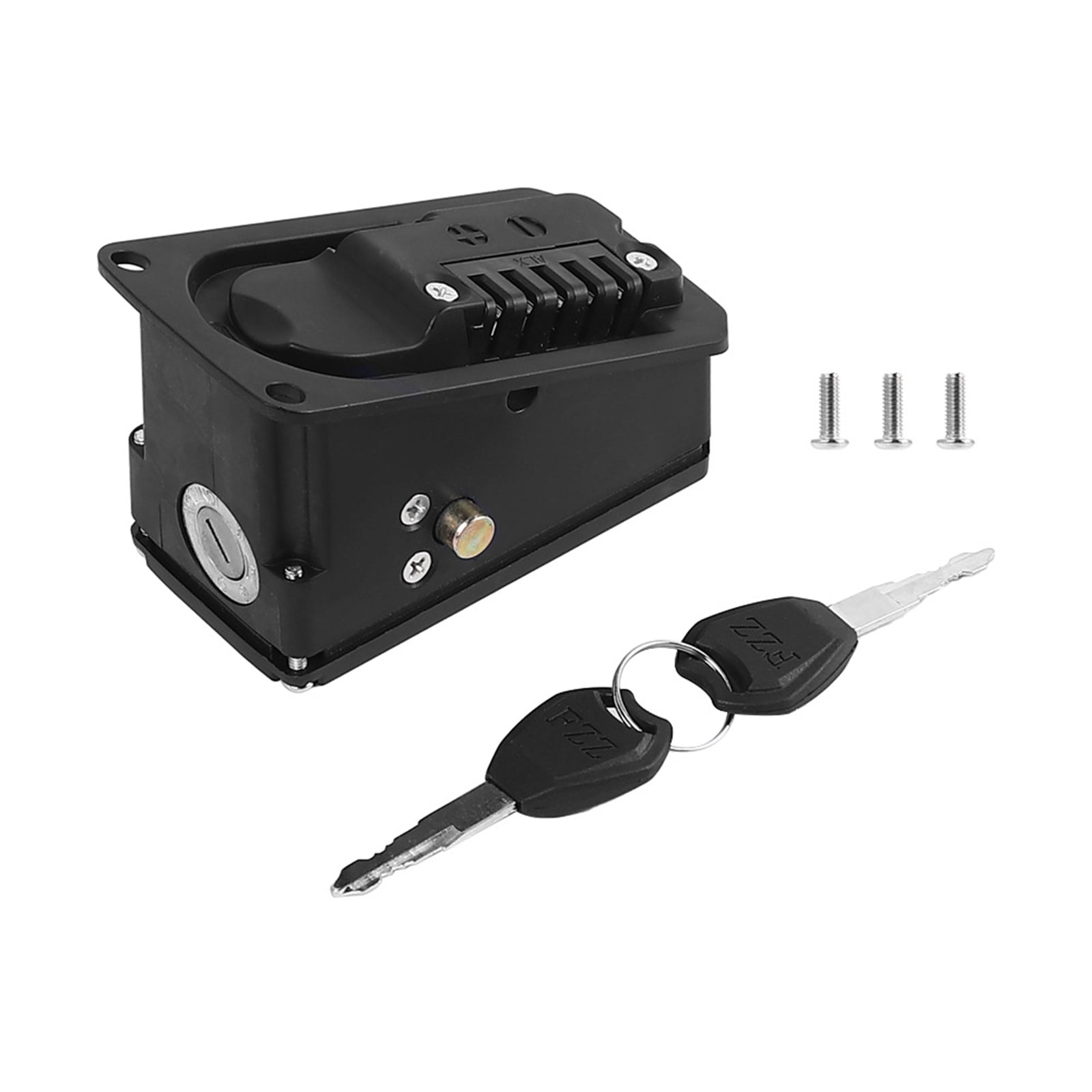 Antitheft Compartment Lock With Charging Port Protector Electric Bike Lock Connection Board Cover