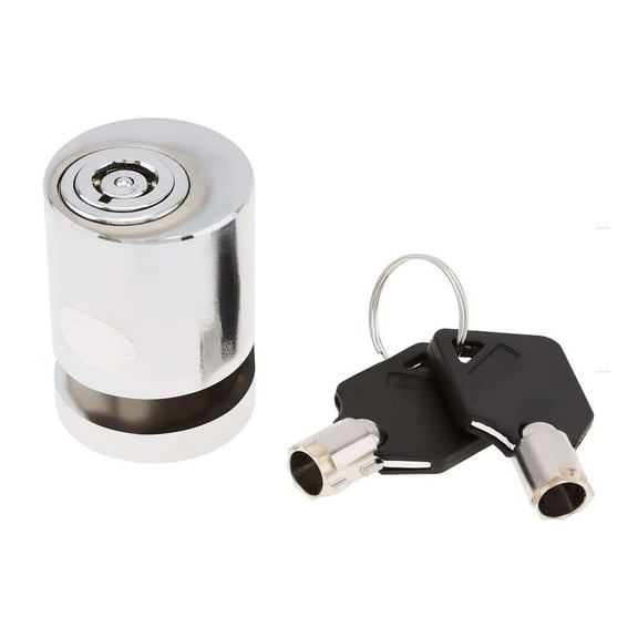 Antitheft Motorcycle Disc Brake Lock - Security Wheel Lock for Bike, Scooter & Motorcycle with Waterproof Alloy Steel, Easy Portable Design, 2 Keys Included