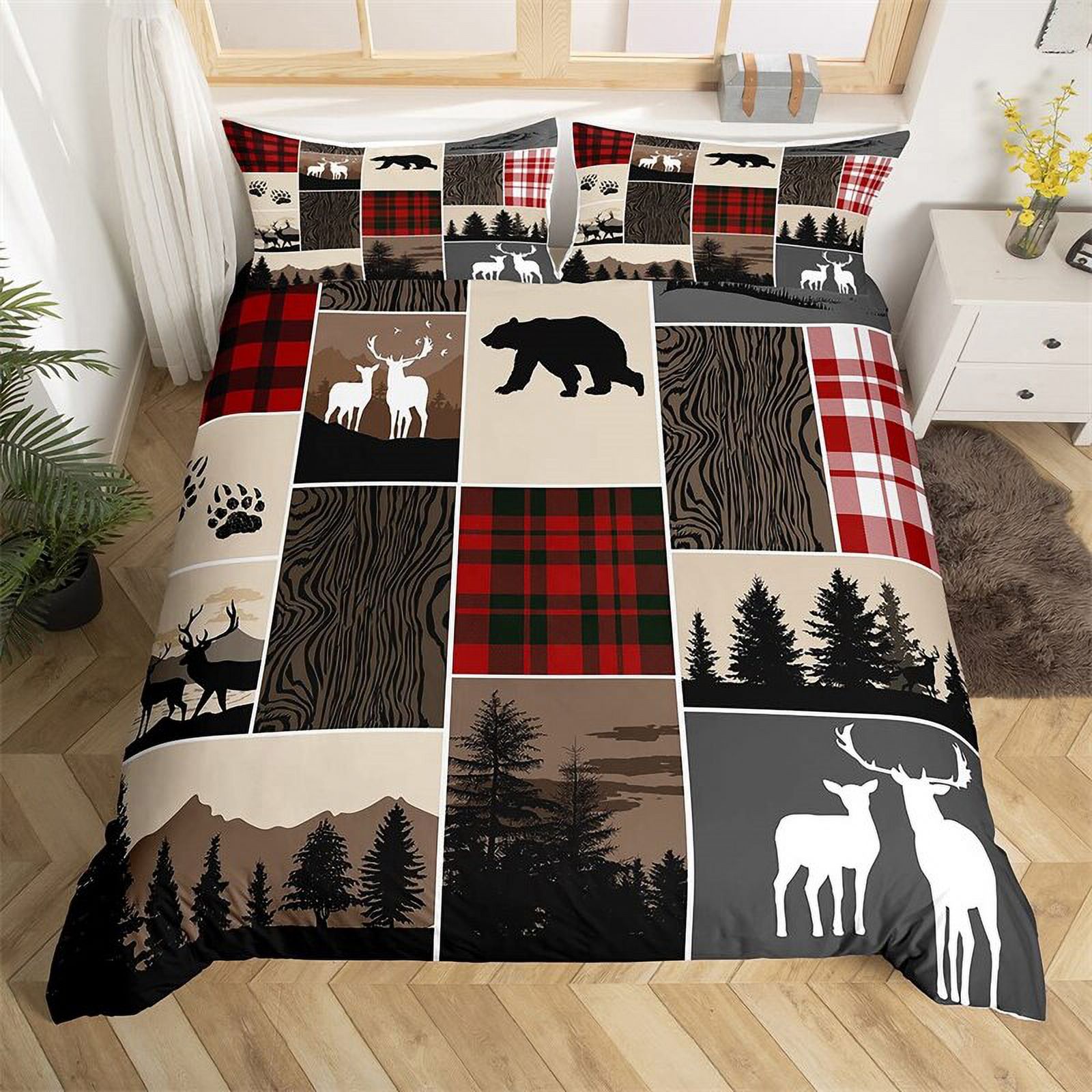 Antler Comforter Cover Whitetail Deer Fawn In Wilderness Stay In