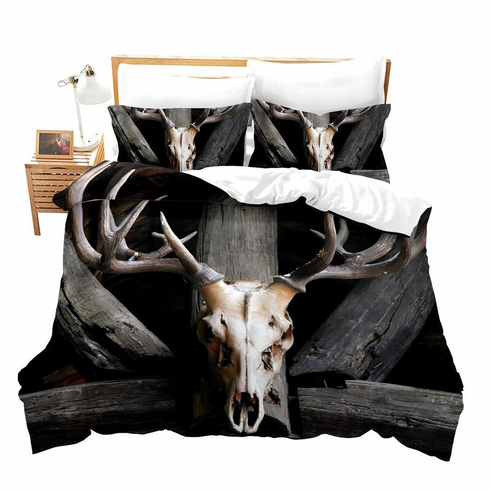 Antler Comforter Cover Whitetail Deer Fawn In Wilderness Stay In