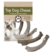 Antler Deer and Elk Variety 3 Pack - 4"-6". Perfect for Small and Medium Dogs