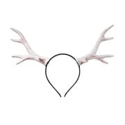 Antler Headband Faux Deer Antlers Halloween Accessory Adult Headwear for Halloween Party Stage Performance Dress Up Events