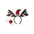 thumbnail image 1 of Rubies Reindeer Antler Headband and Rudolph Nose Holiday Costume Accessory for Adults, Unisex One Size, 1 of 2