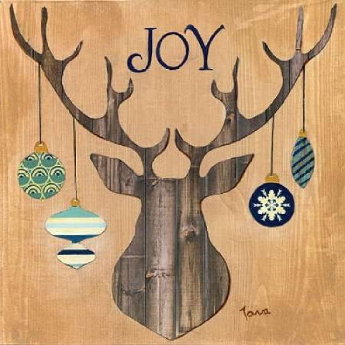 Antler Joy Canvas Art - Janet Tava (24 x 24)