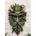 thumbnail image 1 of Antler King Crown Celtic Greenman Wicca Triple Moon Tree Ent Wall Decor Plaque, 1 of 8