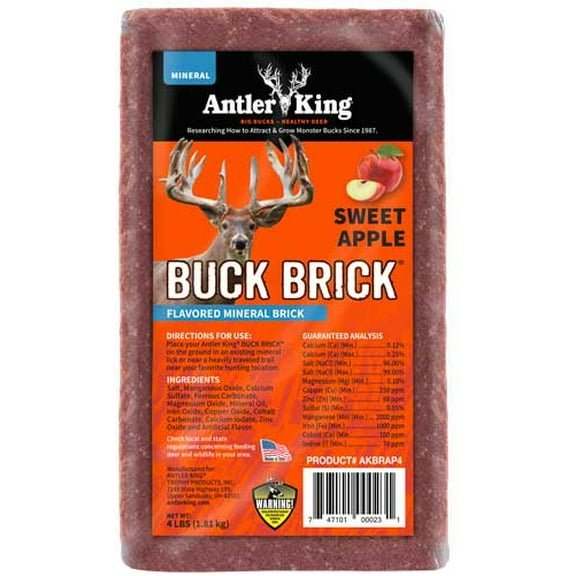 Antler King Sweet Apple Buck - Brick Mineral 4#