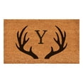 thumbnail image 1 of Antler Monogram Doormat, 24" x 36" (Letter Y), 1 of 2