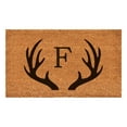 thumbnail image 1 of Antler Monogram Doormat, 24" x 48" (Letter F), 1 of 2