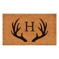 thumbnail image 1 of Antler Monogram Doormat, 24" x 48" (Letter H), 1 of 2