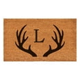 thumbnail image 1 of Antler Monogram Doormat, 24" x 48" (Letter L), 1 of 2