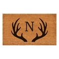 thumbnail image 1 of Antler Monogram Doormat, 24" x 48" (Letter N), 1 of 2