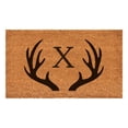 thumbnail image 1 of Antler Monogram Doormat, 24" x 48" (Letter X), 1 of 2